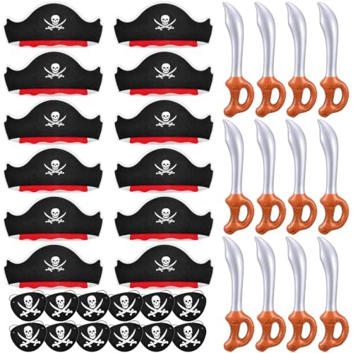 36pcs pirate party - 36pcs, accessories