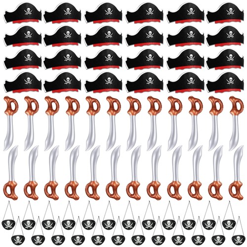 72pcs pirate party accessories - 72pcs,