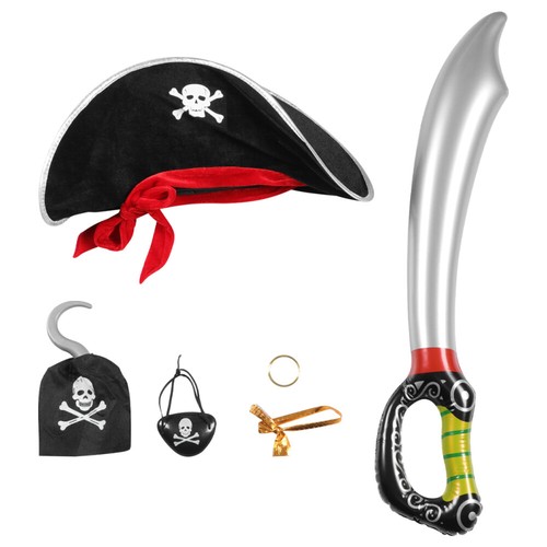 5pcs halloween pirate costume - pirate,