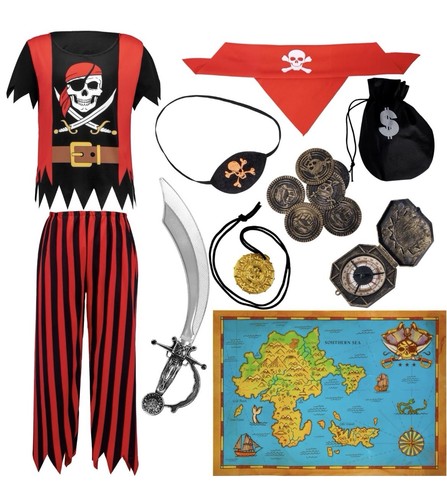 Pcs boys pirate costume - pcs,