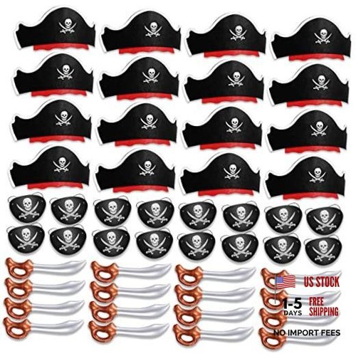 Pcs funny pirate party set - 48,