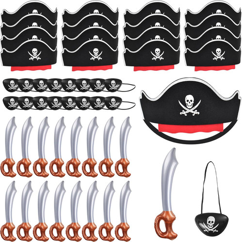48pcs pirate accessories - 48pcs, for