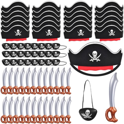 Piece pirate costume kit - 72-piece,