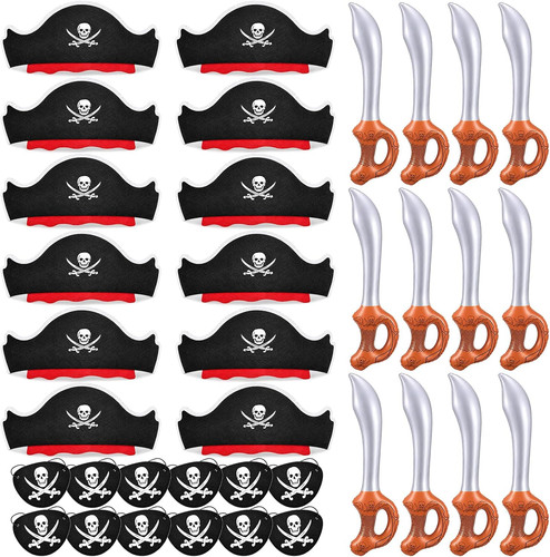36pcs pirate party - 36pcs,