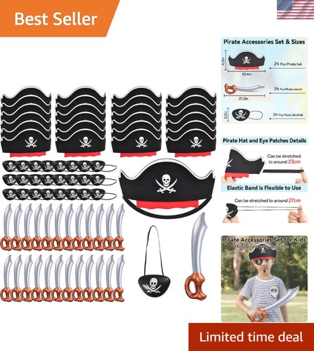 Piece plastic pirate - 72-piece,