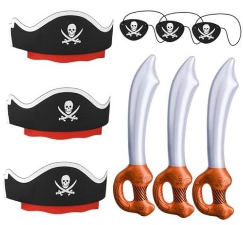 Pcs pirates hats with - hats, 3