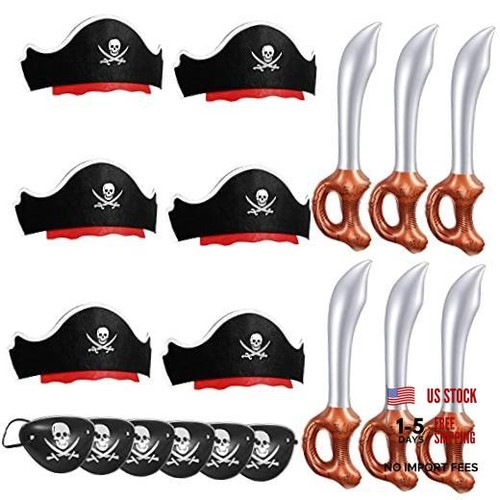 Pcs funny pirate party - funny, set-