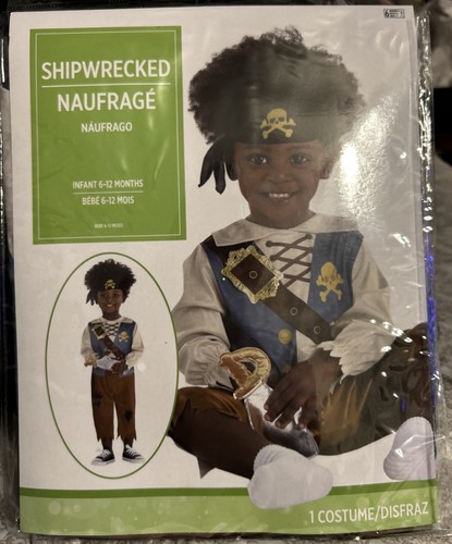 Shipwrecked pirate 3pc costume - pirate,