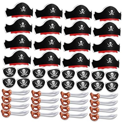 Pcs funny pirate party set - pirate,